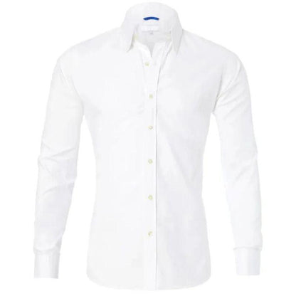 Shirt - Wrinkle Resistant Blend Zip Front & Smooth Drape