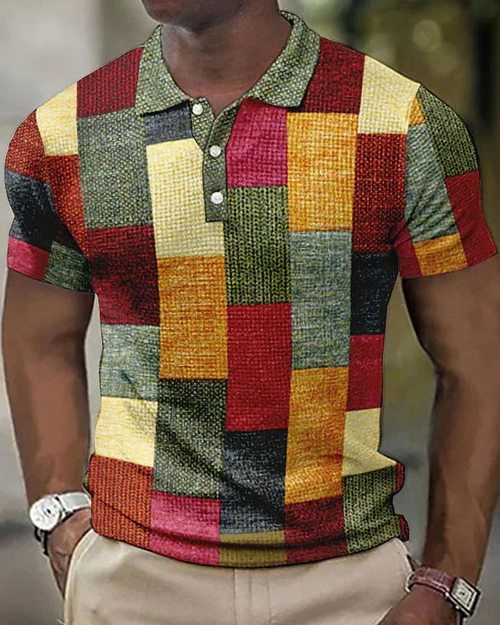 Zandas Checked Polo Shirt