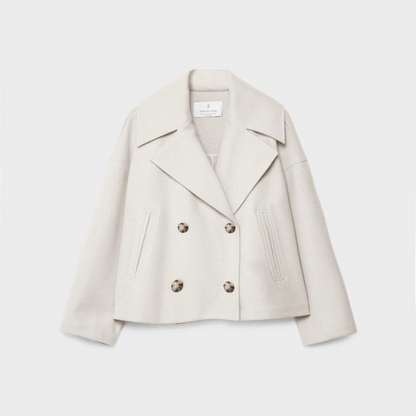 Short double-breasted blazer