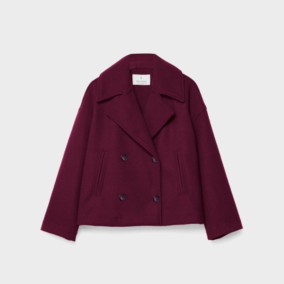 Short double-breasted blazer