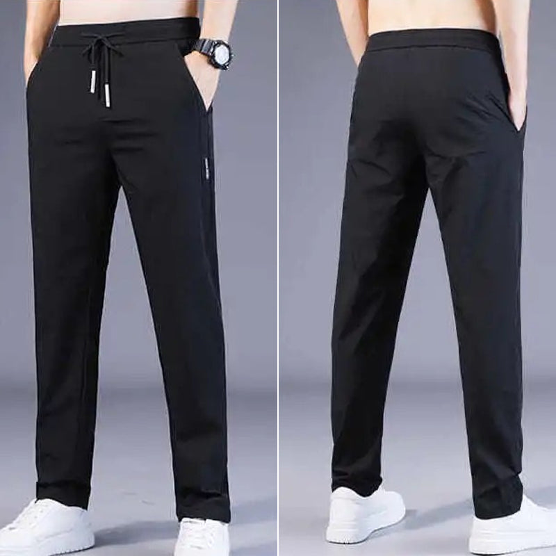 Men's Casual Trousers - Comfortable & Breathable Ice Silk Casual Trousers