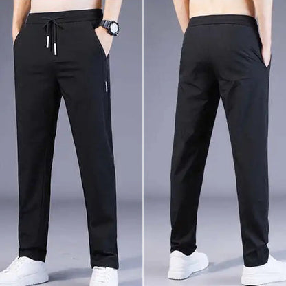 Men's Casual Trousers - Comfortable & Breathable Ice Silk Casual Trousers