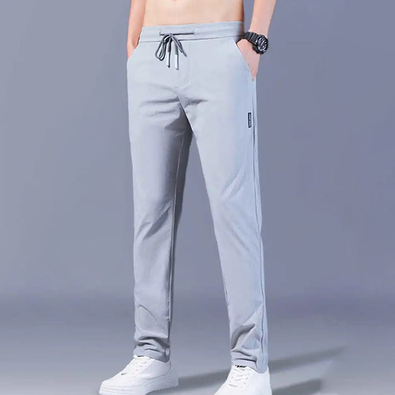 Men's Casual Trousers - Comfortable & Breathable Ice Silk Casual Trousers