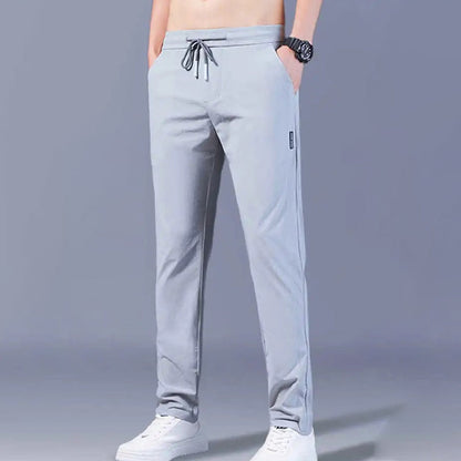 Men's Casual Trousers - Comfortable & Breathable Ice Silk Casual Trousers