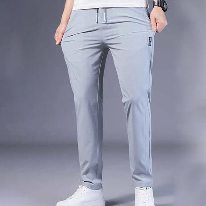 Men's Casual Trousers - Comfortable & Breathable Ice Silk Casual Trousers