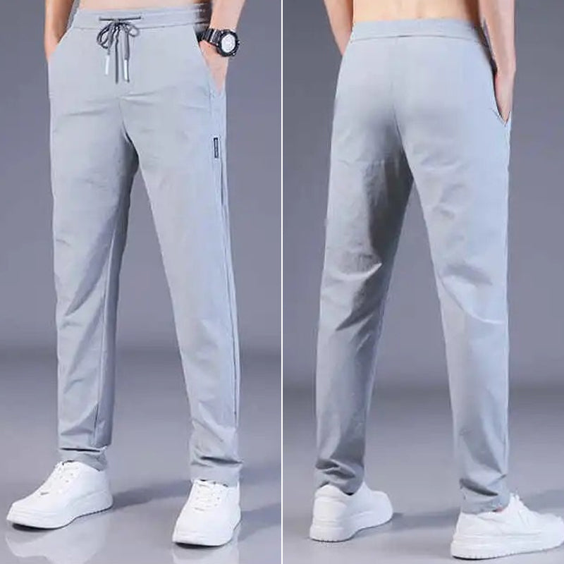 Men's Casual Trousers - Comfortable & Breathable Ice Silk Casual Trousers