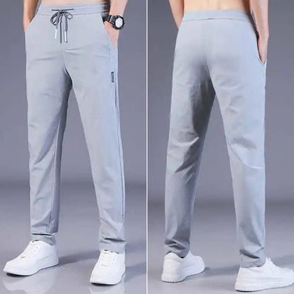 Men's Casual Trousers - Comfortable & Breathable Ice Silk Casual Trousers