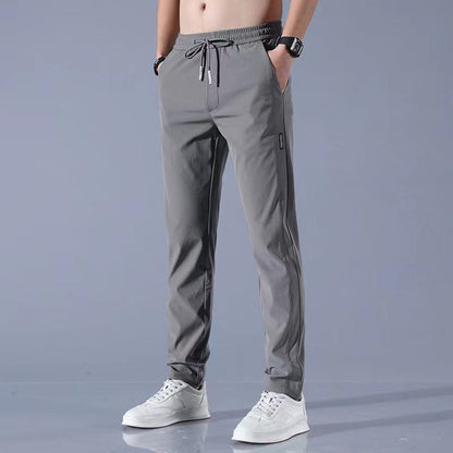 Men's Casual Trousers - Comfortable & Breathable Ice Silk Casual Trousers