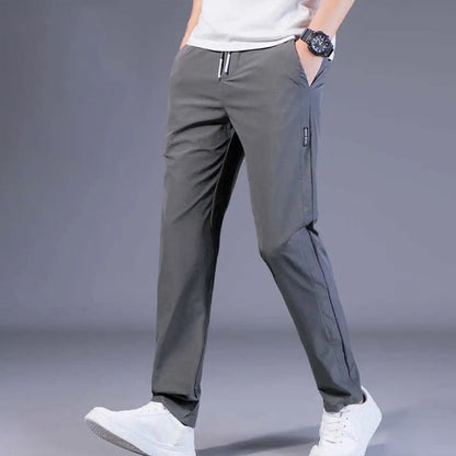 Men's Casual Trousers - Comfortable & Breathable Ice Silk Casual Trousers