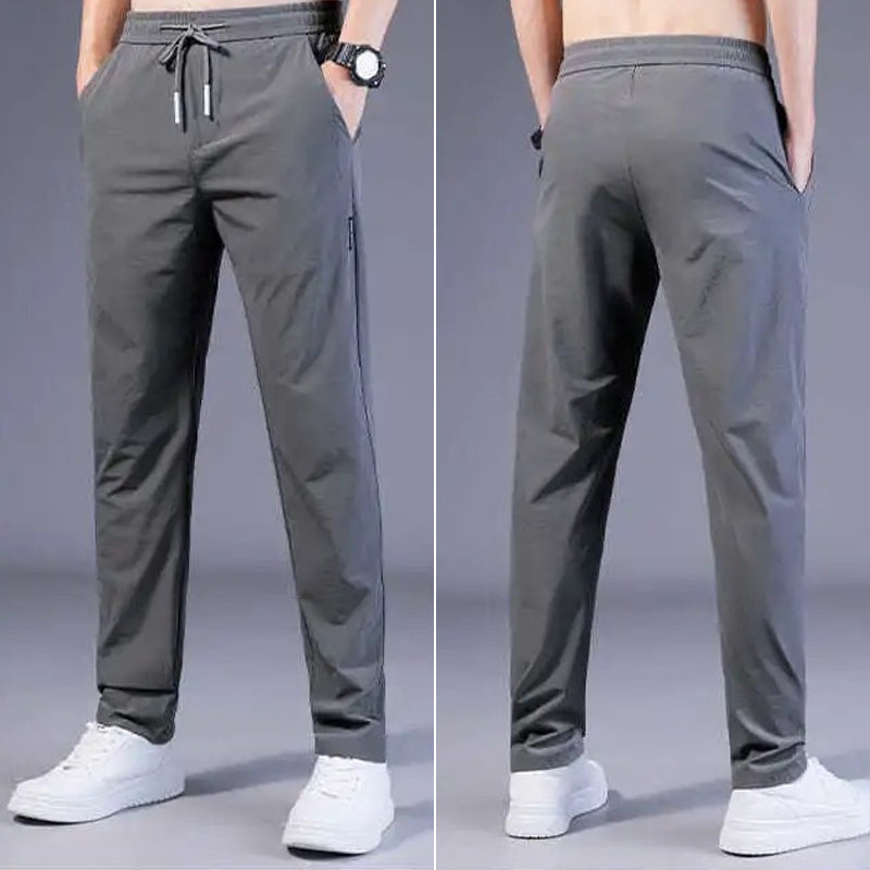 Men's Casual Trousers - Comfortable & Breathable Ice Silk Casual Trousers