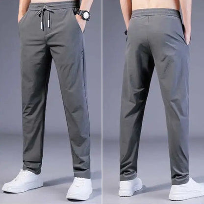 Men's Casual Trousers - Comfortable & Breathable Ice Silk Casual Trousers