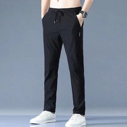 Men's Casual Trousers - Comfortable & Breathable Ice Silk Casual Trousers