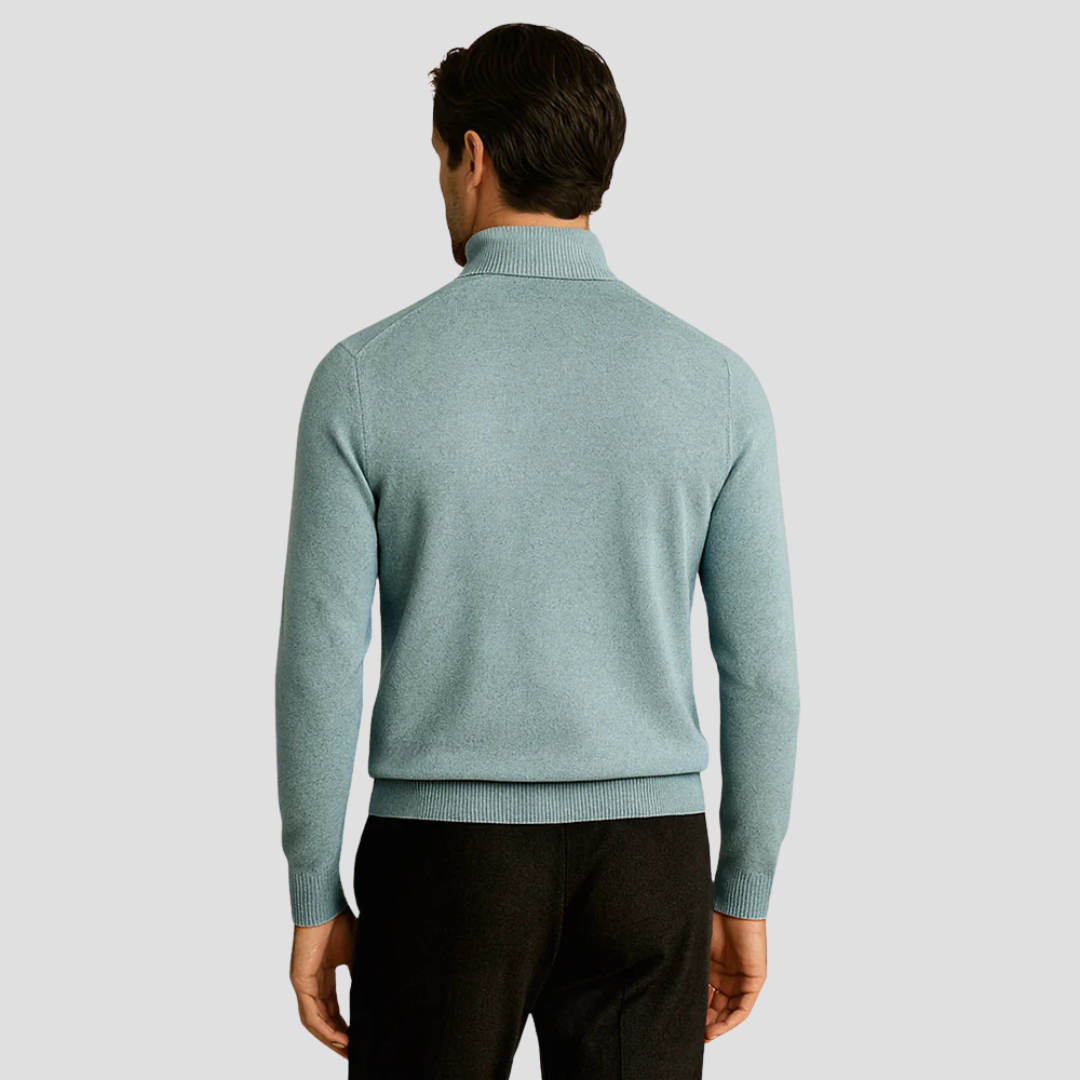 Men’s Classic Fitted Turtleneck Sweater
