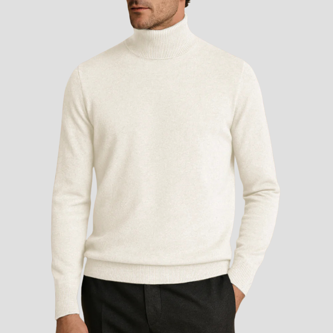 Men’s Classic Fitted Turtleneck Sweater