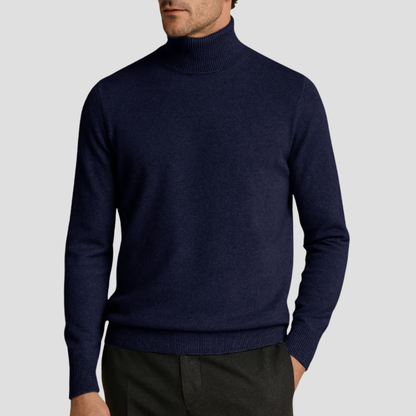 Men’s Classic Fitted Turtleneck Sweater