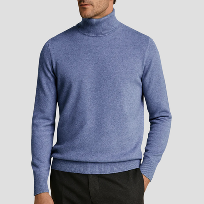 Men’s Classic Fitted Turtleneck Sweater