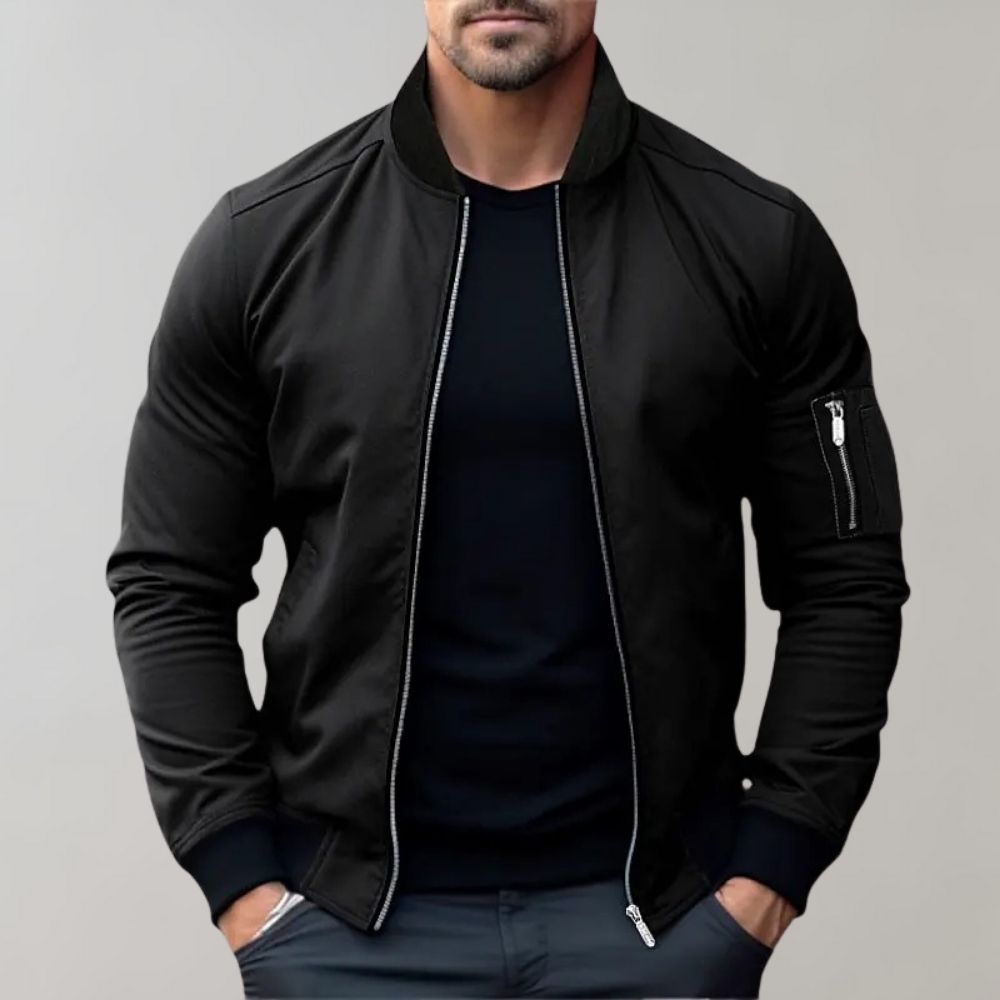 Men's Stylish Fitted Bomber Jacket
