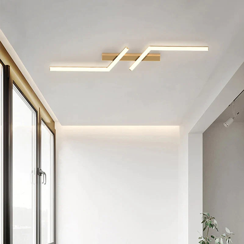 Modern LED Strip Ceiling Lamp - BritishElegance