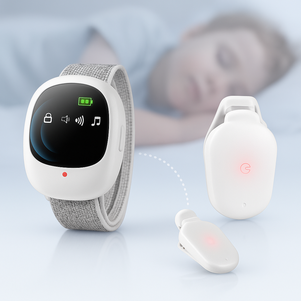 SleepGuard | Innovative Wireless Bedwetting Alarm with Vibration Sensor