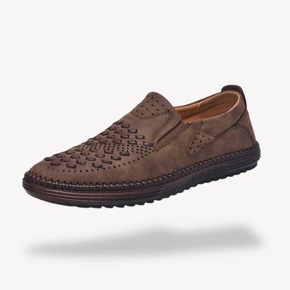 Men’s Breathable Leather Loafers