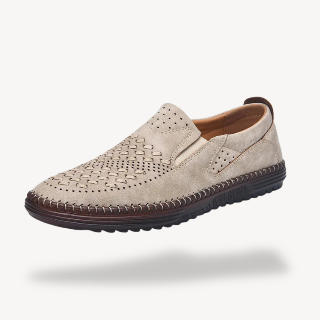 Men’s Breathable Leather Loafers