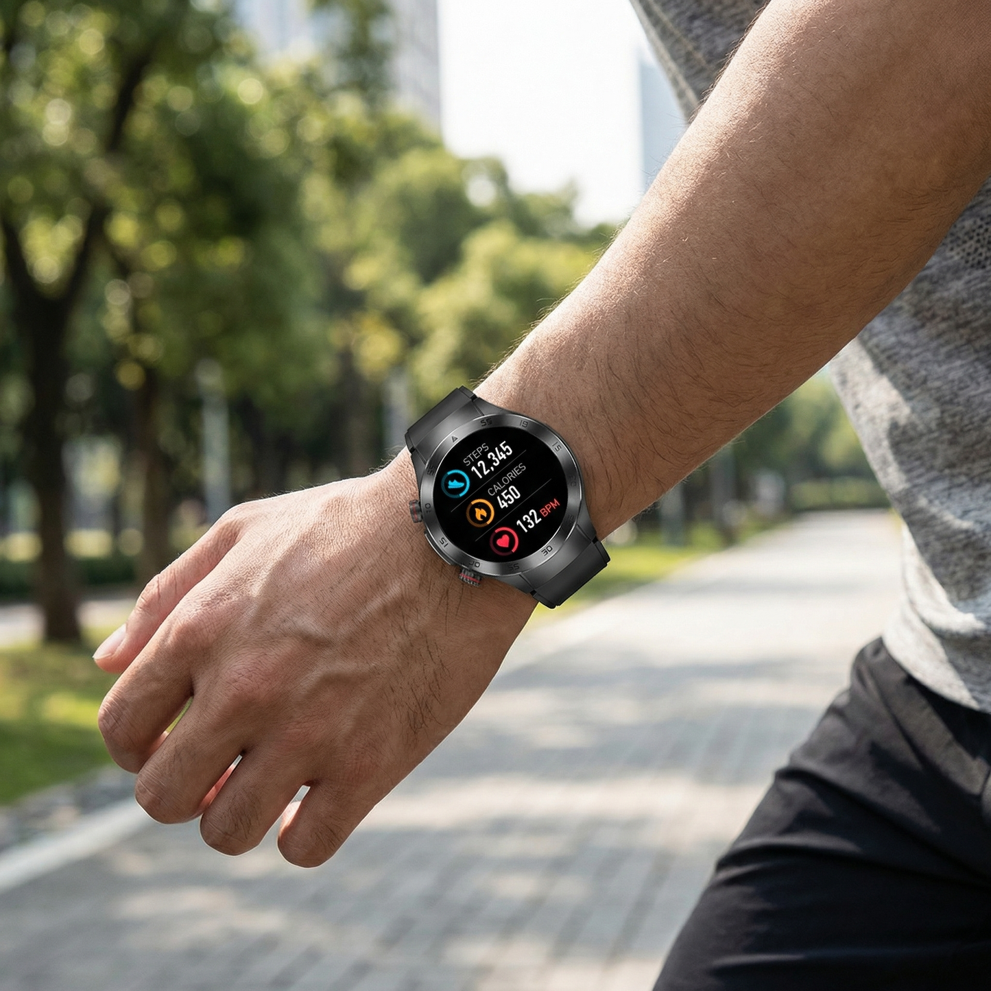 Smart Fitness Watch With Heart Rate And Blood Sugar Monitor