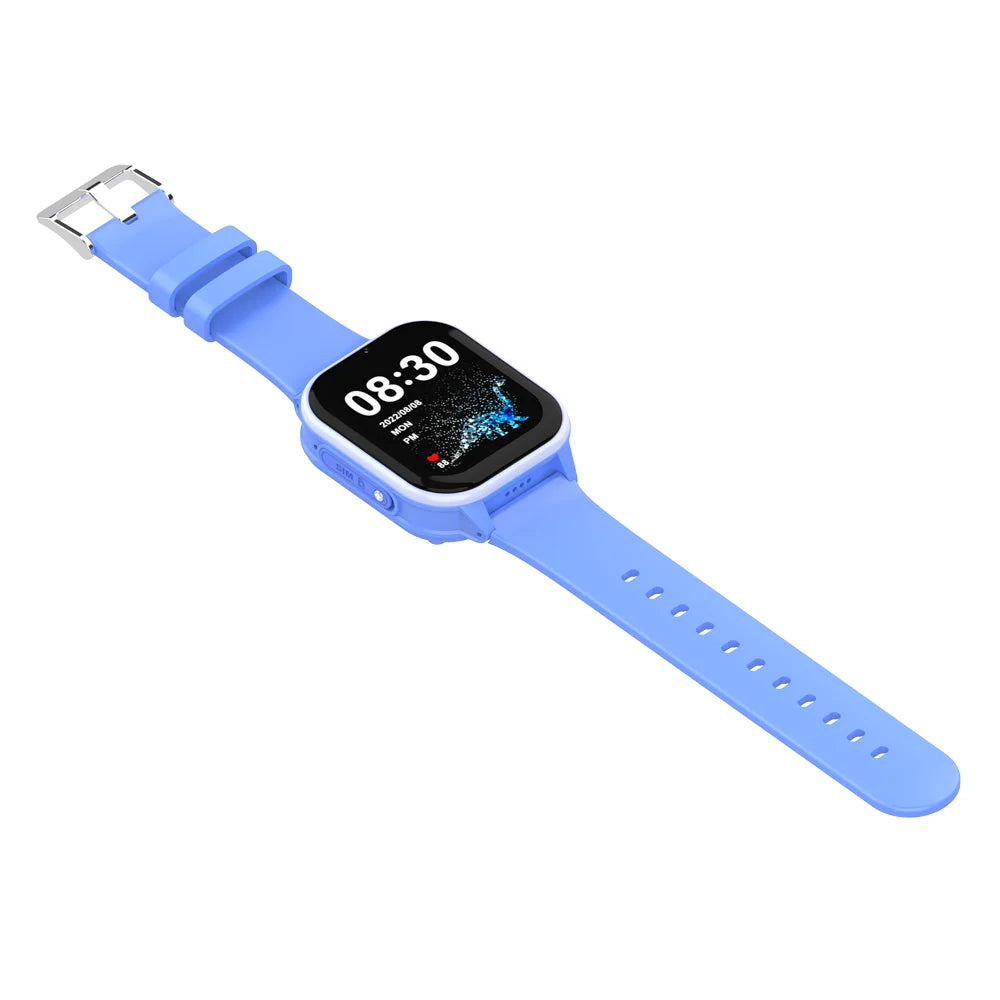 Smart GPS Kids Smartwatch with Video Calling and Temperature Monitor – Durable Design for Ages 6-12