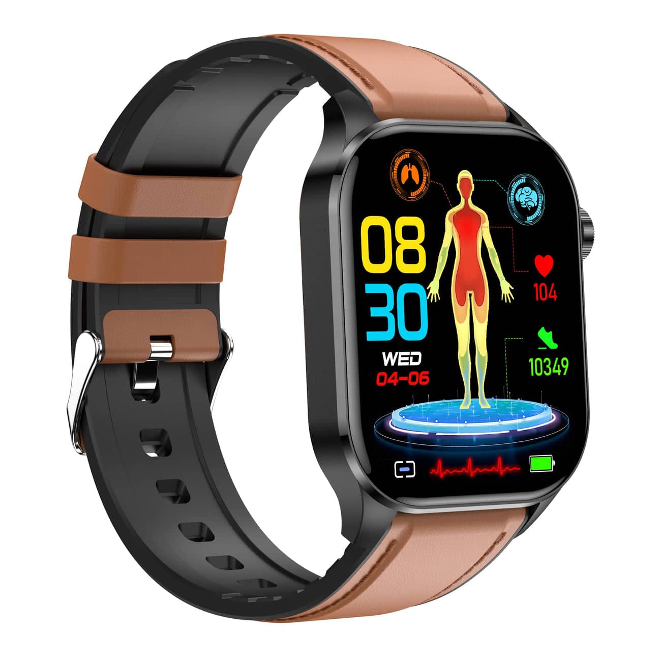 Advanced Fitness Tracker With EKG and Heart Rate Monitor