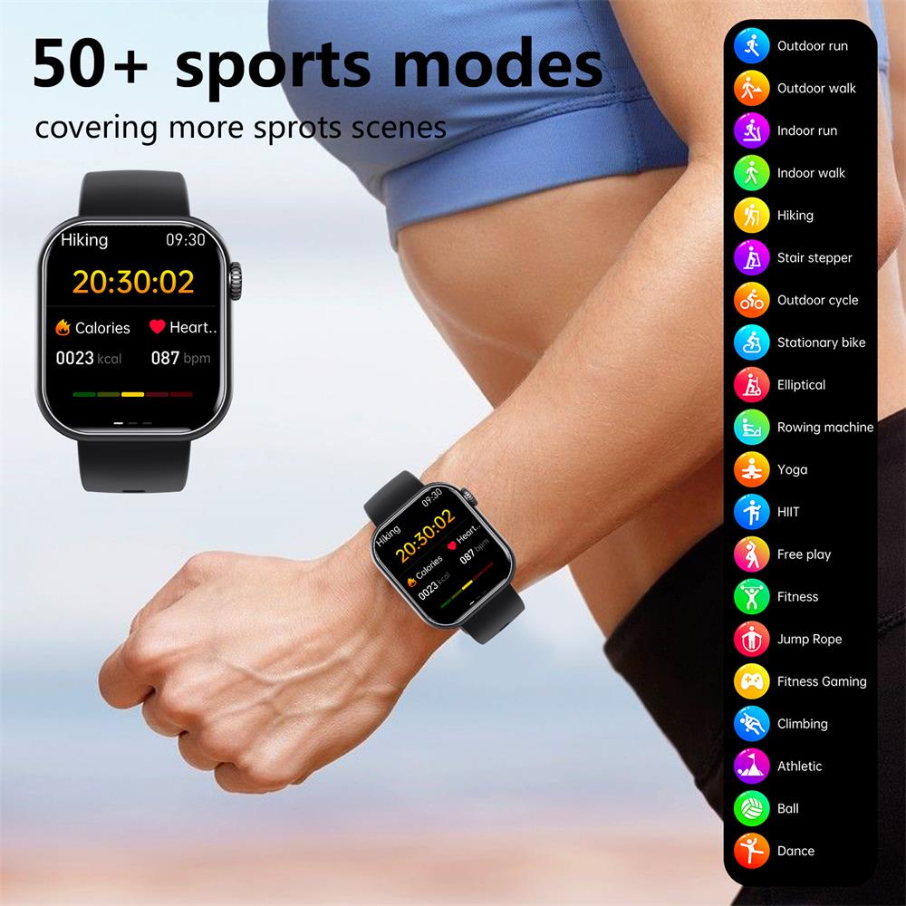 Smartwatch with Blood Pressure and Fitness Tracker