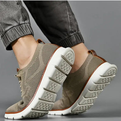 Sneakers - Knit Blend Upper & Cushioned Shock Absorption