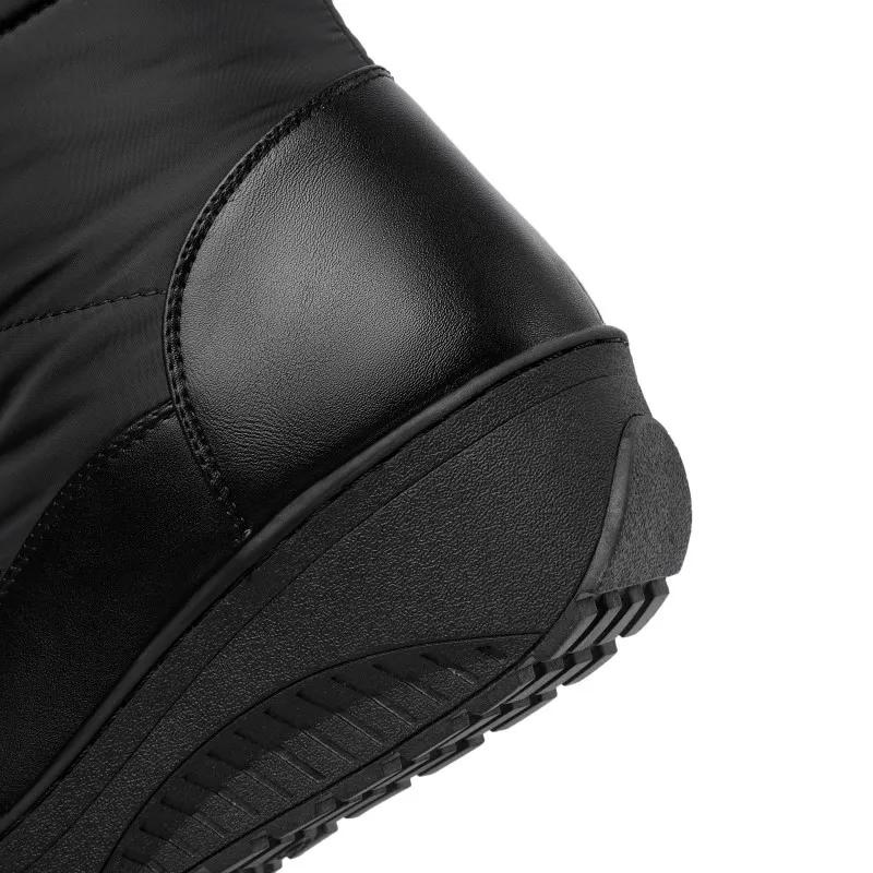 Women's winter boots with fur lining - knee-high and warm for snowy days