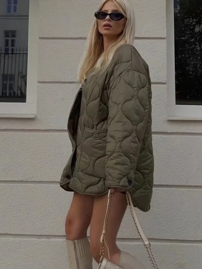 Sofia – Women's Oversized Quilted Jacket
