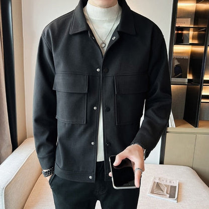 Soft Blend Sweater Jacket - Relaxed Cut & Warm Retention