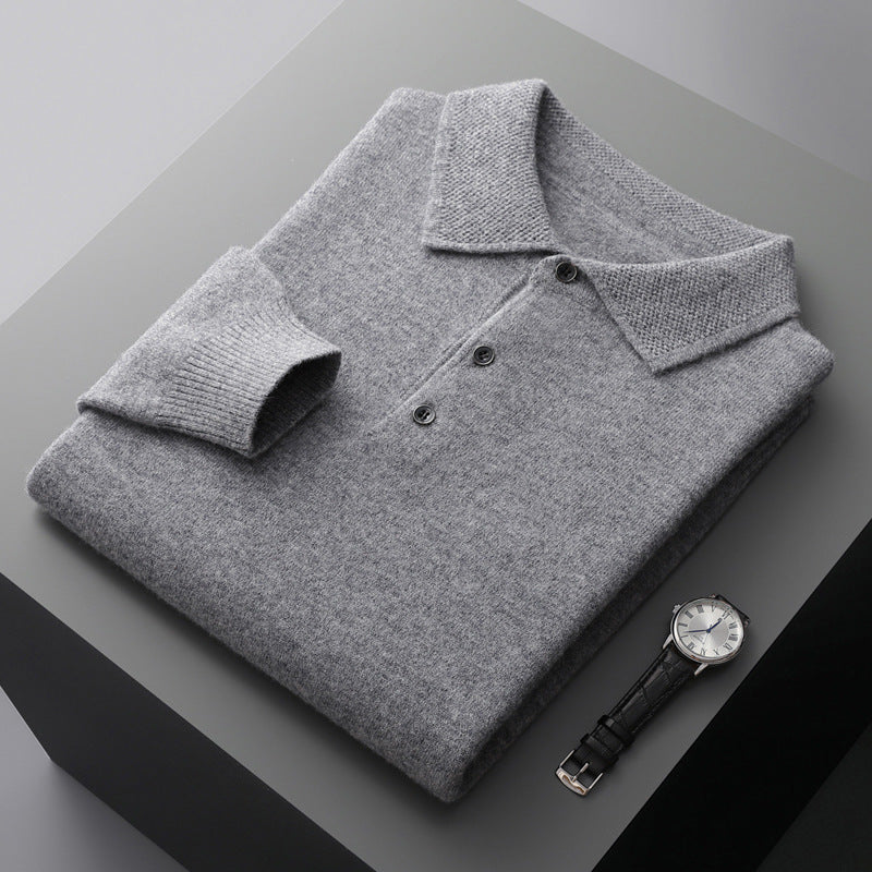 Soft Long Sleeve Polo Shirt – Classic Fit Smart Casual