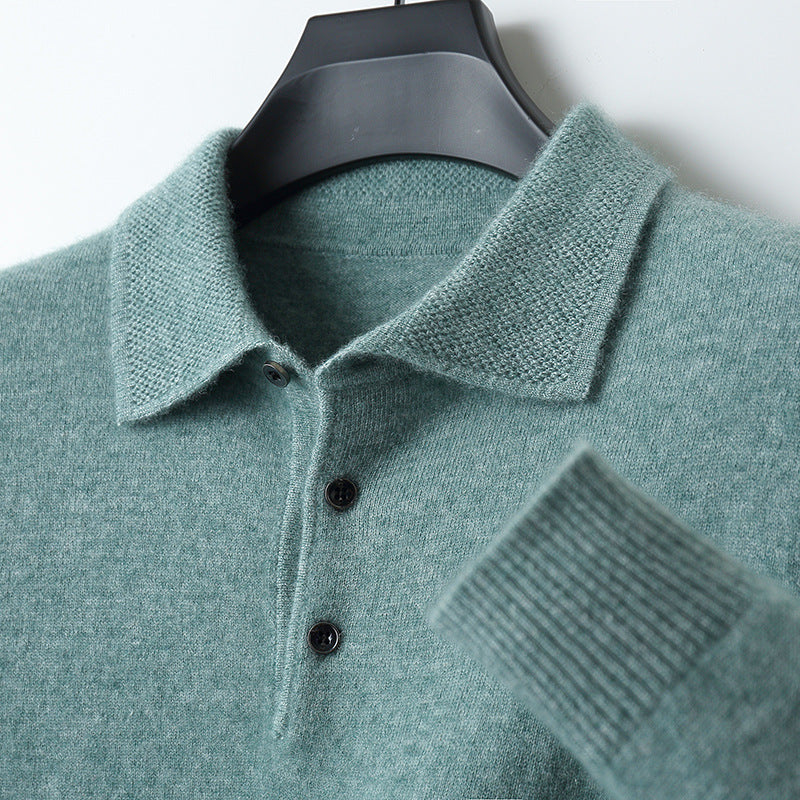 Soft Long Sleeve Polo Shirt – Classic Fit Smart Casual