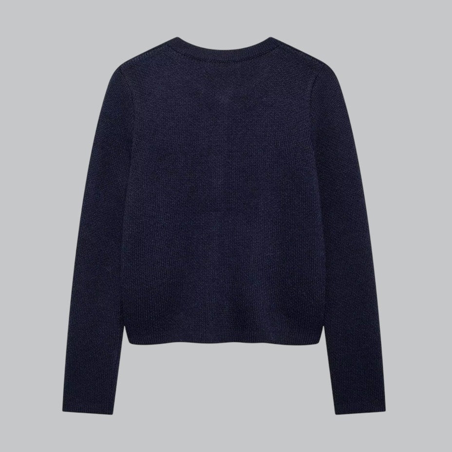 Soft Knit Cardigan with Golden Buttons