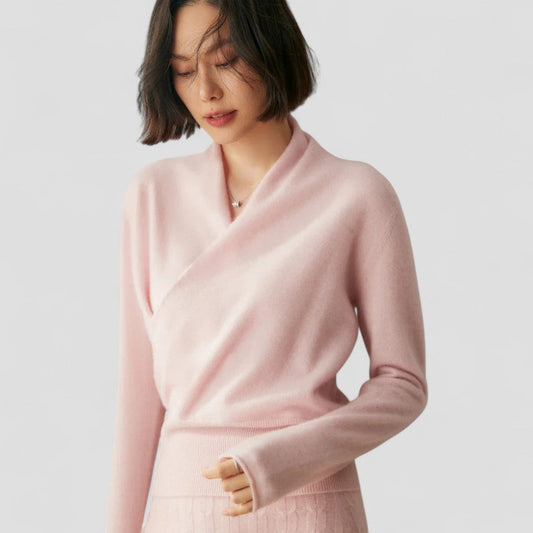 Women’s Crossover Cashmere Sweater