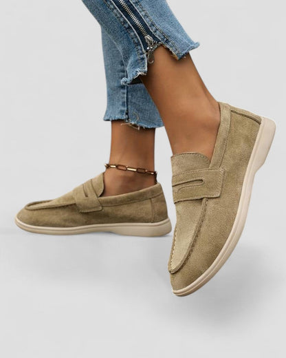 Women’s Soft Suede Slip-On Loafers