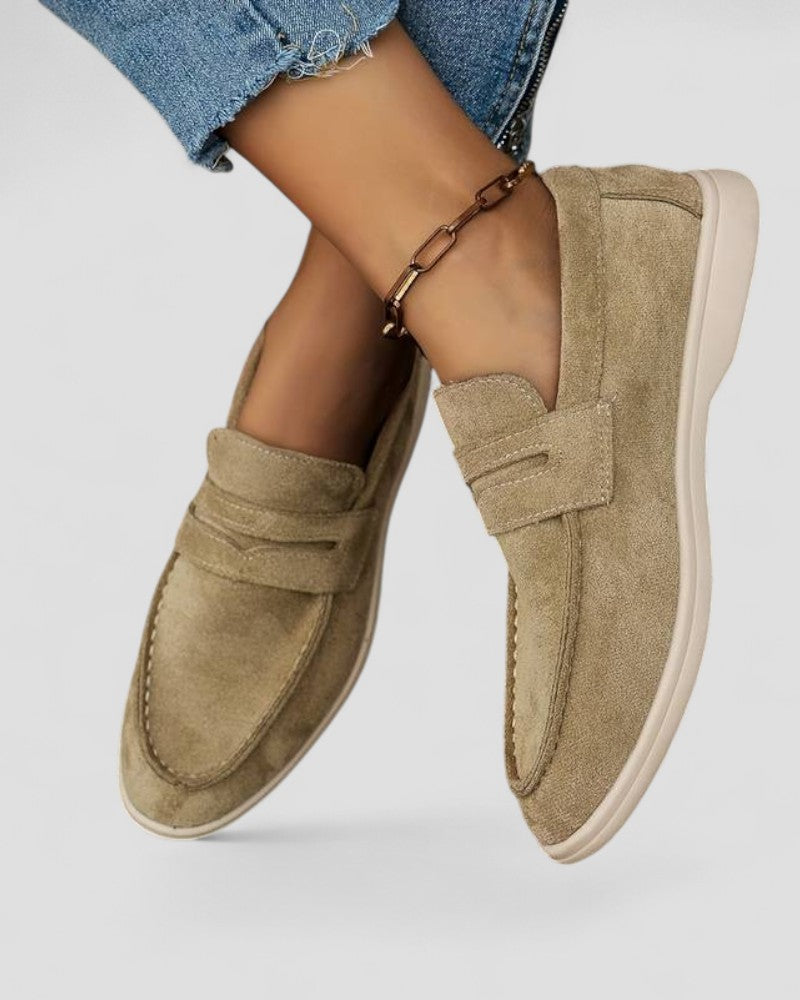 Women’s Soft Suede Slip-On Loafers