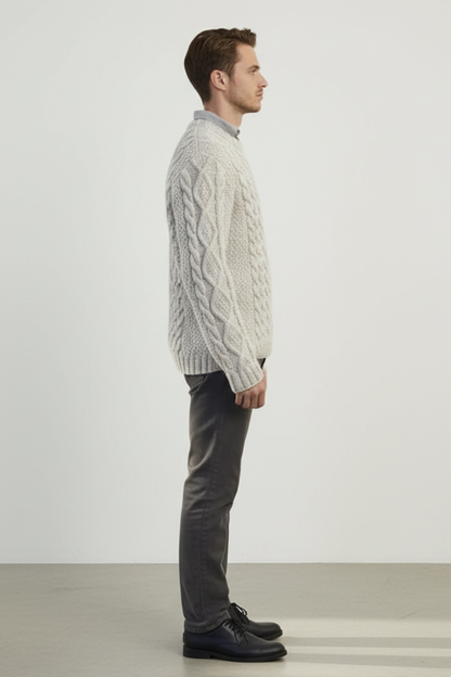 Men’s Solid Colour Neck Sweater