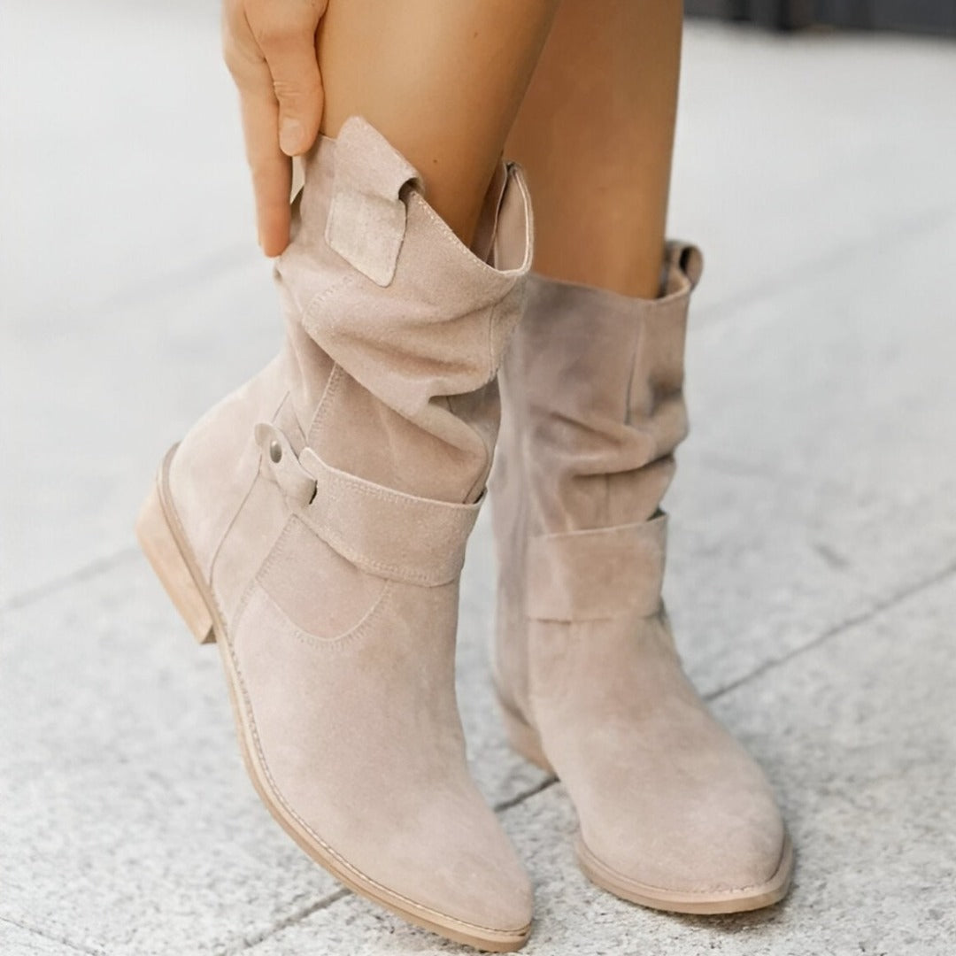 Sophie Martel | Luna low heel orthopedic boots