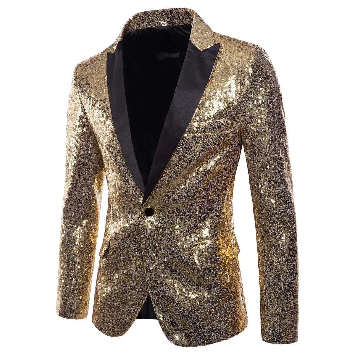 Sparkling Sequin Blazer Jacket for Men