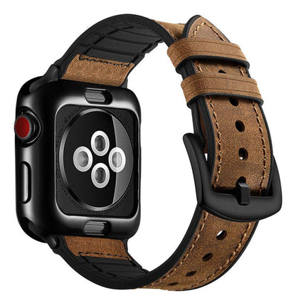 Premium Genuine Leather Smartwatch Strap - BritishElegance