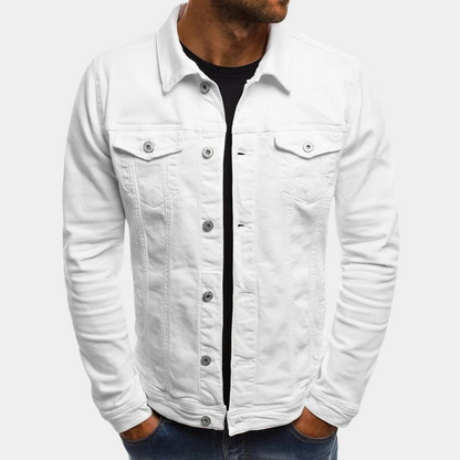 Men’s Classic Slim Fit Denim Streetwear Jacket