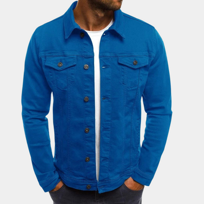 Men’s Classic Slim Fit Denim Streetwear Jacket