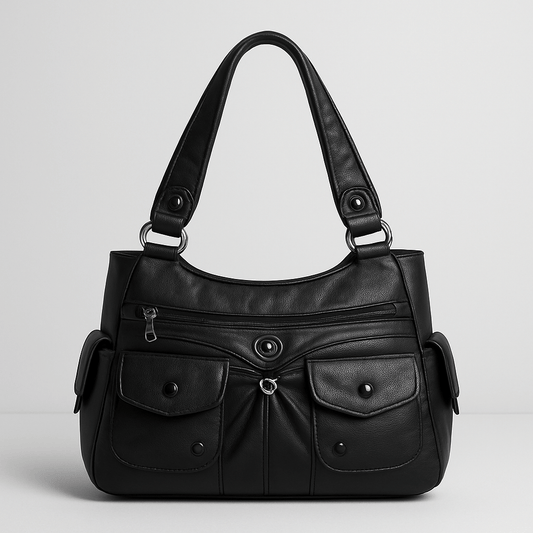 Women - Shoulder bag - Fashionable tote bag made of faux leather