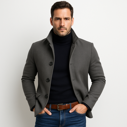 Men's Slim Fit Coat | Modern