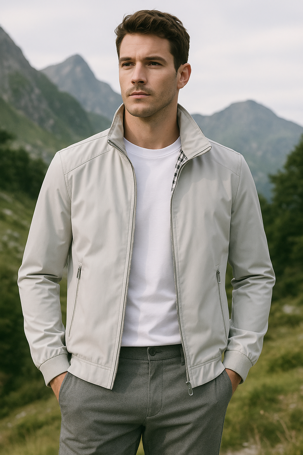 Elias | Lightweight Windproof Summer Jacket for Men