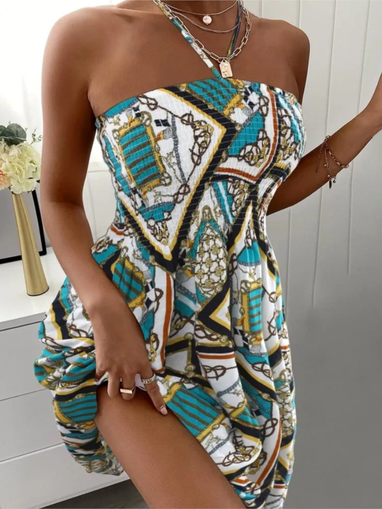 Chic Bohemian Summer Mini Dress