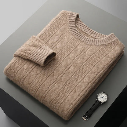Sweater - Soft-Blend Polo Collar & Insulating Shape